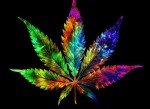 Generic Colors of Marijuana Leaf 5D Diamond Art Painting for Adults Full Drill Round Diamond Paint by Number Kits for Beginners Gems Cross Stitch for Wall Decor 11.8x15.8inch(1)