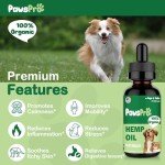 PawsPro Hemp Oil for Dogs and Cats - Helps Pets with Anxiety, Stress, Sleep - Calming Drops for Pet - Support Hip and Joint Health - Fast Results (2 Pack)