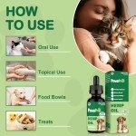 PawsPro Hemp Oil for Dogs and Cats - Helps Pets with Anxiety, Stress, Sleep - Calming Drops for Pet - Support Hip and Joint Health - Fast Results (2 Pack)