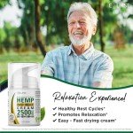 Hemp Cream by Eclipse - Help Support Relieve Discomfort in Knees, Joints, and Lower Back - Natural Hemp Extract Cream - Made in USA - 1 Pack