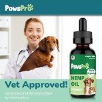 PawsPro Hemp Oil for Dogs and Cats - Helps Pets with Anxiety, Stress, Sleep - Calming Drops for Pet - Support Hip and Joint Health - Fast Results (2 Pack)