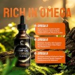 GPGP GreenPeople Natural Hemp Oil Extract, Immune System Support, Focus Calm, Stress, Mood, Rich in Omega 3&6&9 Fatty Acids(4Pack)