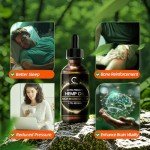 GPGP GreenPeople Natural Hemp Oil Extract, Immune System Support, Focus Calm, Stress, Mood, Rich in Omega 3&6&9 Fatty Acids(4Pack)