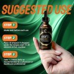 GPGP GreenPeople Natural Hemp Oil Extract, Immune System Support, Focus Calm, Stress, Mood, Rich in Omega 3&6&9 Fatty Acids(4Pack)