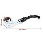 BigBigMe Tobacco Pipe, Blue and White Smoking Pipe, Mini Tobacco Pipe Tobacco Durable Pipe Classic Retro Sailor Pipe Wood Pipe Accessories