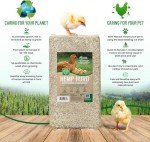 Small Pet Select Hemp HURD Ultra-Premium Chicken Bedding, Biodegradable Chicken Coop Animal Bedding, Eco Friendly Odor Control, 18 lb
