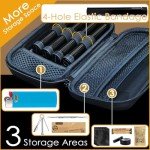 Neapelep Smell Proof Box All in One, Stylish Smell Proof Case Travel-Friendly, Discreet Air Tight Containers, Waterproof Scentproof Case Gifts Black