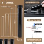 Neapelep Smell Proof Box All in One, Stylish Smell Proof Case Travel-Friendly, Discreet Air Tight Containers, Waterproof Scentproof Case Gifts Black