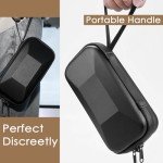 Neapelep Smell Proof Box All in One, Stylish Smell Proof Case Travel-Friendly, Discreet Air Tight Containers, Waterproof Scentproof Case Gifts Black