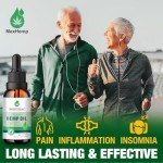 (2 Pack) Hemp Oil Drops Premium Organic Maximum Strength, High Potency 100% Natural,Organic Tincture with Vegan, Non-GMO