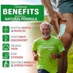 Hemp Cream Maximum Strength Relief Cream 8 OZ - Relieve Knee, Hip, Joint, Muscle & Lower Back Pain Support | Natural Lotion Made in USA with Hemp Oil, MSM, Turmeric and Arnica.