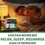 Hemp Cream Maximum Strength Relief Cream 8 OZ - Relieve Knee, Hip, Joint, Muscle & Lower Back Pain Support | Natural Lotion Made in USA with Hemp Oil, MSM, Turmeric and Arnica.