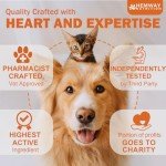 (2-Pack) Organic Hemp Oil for Dogs and Cats - Pet Hemp Drops for Anxiety Relief, Stress,Pain, Calming, Sleep, Arthritis - Treats Chews - Support Hip and Joint Health - Rich in Omega 3-6-9