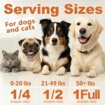 (2-Pack) Organic Hemp Oil for Dogs and Cats - Pet Hemp Drops for Anxiety Relief, Stress,Pain, Calming, Sleep, Arthritis - Treats Chews - Support Hip and Joint Health - Rich in Omega 3-6-9