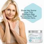 Clearbody Organics - USA Made Hemp Cream Maximum Strength 4 oz - Soothe Discomfort in Back, Muscles, Joints, Neck, Shoulder, Knee, Nerves - Natural Peppermint and Soothing Arnica Extract