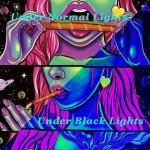 Trippy Tapestry Blacklight Weed Tapestry for Stoners Weed Decor Marijuana Cannabis Smoking Tapestries Hippie Hippy Wall Tapestries for Bedroom Trippy Room Decor Weed Accessories Gifts Poster 37”x 29”