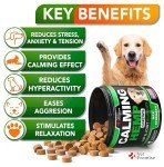 Vet Promise Hemp Calming Chews for Dogs Anxiety - Advanced Dog Calming Chews - 170 Treats - Dog Anxiety Relief with Hemp Oil - Hip and Joint Supplement Health Support for Dogs - Made in USA