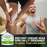 Derggzey Hemp Cream 8.46 fl oz - Maximum Strength - Natural Hemp Oil Extract Rub with Arnica, MSM, Turmeric, Emu Oil, Aloe Vera - Muscles, Joints, Back, Neck, Fingers, Elbows (240ML)