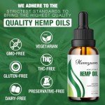 (2-Pack) Hemp Oil Drops High Potency - for Sleep,Pain,Anxiety Maximum Strength Natural Hemp Oil - Organic Hemp Oils Extract Relief Good Mood Hemp Tincture