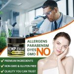 2 Pack Hemp Cream Maximum Strength - Hemp Oil & Arnica Cream, for Shoulder Hip Neck Knee & Back，All Natural Instant Menthol 2oz