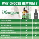 Pet Hemp Oil for Dogs Cats - Organic Hemp Extract Calming Drops, Helps Anxiety Stress Relax, Hip Joint Pain Relief Sleep Aid, Rich in Omega 3 6 9 Vitamin E New Upgrade