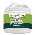 Hempvana 5% Lidocaine Relief Cream, Maximum Strength, AS-SEEN-ON-TV, Strong Cream, Numbs Irritated Nerves for Fast Anorectal Relief, Non-Greasy, Targeted Long-Lasting Relief. Enriched with Hemp, 3 Oz
