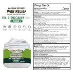 Hempvana 5% Lidocaine Relief Cream, Maximum Strength, AS-SEEN-ON-TV, Strong Cream, Numbs Irritated Nerves for Fast Anorectal Relief, Non-Greasy, Targeted Long-Lasting Relief. Enriched with Hemp, 3 Oz