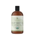 OPO Organic Hemp Seed Oil - 16 oz - USDA Certified Organic - Pure, Cold Pressed, Non-GMO, Extra Virgin, Vegan, Bulk Carrier Oil, Omega 3,6,9, Tinctures DIY Essential Oils Formulations Soap