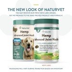 NaturVet Hemp Advanced Joint Health Dog Supplement Plus Hemp Seed – Helps Support Joint Health in Dogs – Includes, Collagen, Glucosamine, MSM, Chondroitin, Omegas – 60 Ct.