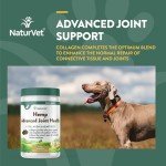 NaturVet Hemp Advanced Joint Health Dog Supplement Plus Hemp Seed – Helps Support Joint Health in Dogs – Includes, Collagen, Glucosamine, MSM, Chondroitin, Omegas – 60 Ct.