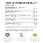 NaturVet Hemp Advanced Joint Health Dog Supplement Plus Hemp Seed – Helps Support Joint Health in Dogs – Includes, Collagen, Glucosamine, MSM, Chondroitin, Omegas – 60 Ct.