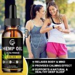 (2-Pack) High Potency Hemp Oil - Maximum Strength, Immune System Support, Focus Calm, Relaxation, Mood, Pure Extract, Organic, Vegan, Non-GMO