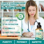 Hemp Oil High Potency - 3 Pack Maximum Strength Organic Hemp Drops for Adult Natural Relax - Relief Good Mood- Hemp Oils Tincture with Vegan, Non-GMO (Natural)