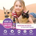 Hemp Oil for Dogs and Cats 3 Pack Relief Pet with Anxiety Stress Pain Aggressive Pets Calming Drops Help Dog Cat Calm Sleep Relaxing Aid Treats Seizure Joint Hip Inflammation Rich in Omega 3 6 9
