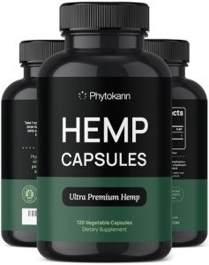 Hemp Oil Capsules Supplement | 120 Servings | Calm & Discomfort - Natural Stress and Immune Health w/Omega 3 6 9 - Made in USA