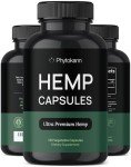 Hemp Oil Capsules Supplement | 120 Servings | Calm & Discomfort - Natural Stress and Immune Health w/Omega 3 6 9 - Made in USA