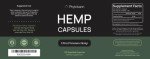 Hemp Oil Capsules Supplement | 120 Servings | Calm & Discomfort - Natural Stress and Immune Health w/Omega 3 6 9 - Made in USA