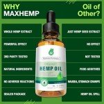 (3-Pack) Hemp Oil Drops High Potency - Natural for Sleep Relaxation, Focus Calm - Organic C02 Extracted, Vegan, Non-GMO Tincture