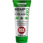 Саnnаbі Rеlіеf Hemp Cream Maximum Strength 3.38 FL. OZ — Relieve Muscles, Joints, and Back Target Area — 10-in-1 Potent Formula | Body Gel Infused with Hemp Oil, Menthol, Rosemary, Calendula