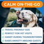 BARK&SPARK Advanced Calming Chews for Dogs - Hemp Chew + Melatonin - Anxiety Relief - Sleep Aid - Relaxing Treats - Stress Relief During Fireworks, Storms, Thunder, Barking - Made in USA - 60Ct