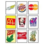 BigWig Prints Stoner Room Decor - Weed Poster, Trippy Cannabis Wall Art, Marijuana Gifts, Funny Stoner Posters for Bedroom or Dorm - Unframed Set of 9 (8x10)