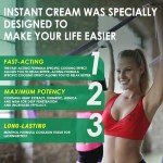 cozyuever 8.5 oz Natural Hemp Cream with Arnica, Msm, Turmeric, Emu Oil, Big Capacity Hemp Cream Maximum Strength for Knees, Neck, Back, Elbows, Finger