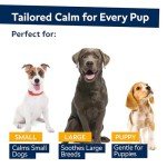 Hemp Calming Chews for Dogs - Advanced Dog Calming Treats - Dog Calming Chews - Anxiety Relief Treats - Separation Aid, Barking, Stress Relief, Thunderstorms - Melatonin - Hemp Oil - 120Ct - Bacon