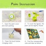 Marijuana Paint by Numbers, Cannabis Leaves Easy Acrylic Oil Painting for Adults Beginner on Canvas, Marijuana Leaf Plant Home Wall Decor - Marijuana Herb Weed Ganja(16x20inch, No Frame)