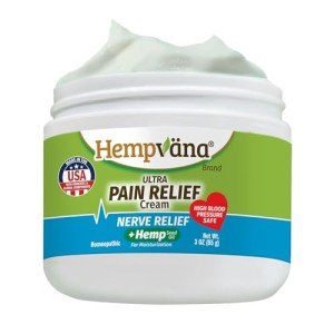 Hempvana Ultra-Strength Nerve Relief Cream w/100% Pure Hemp Seed Oil, AS-SEEN-ON-TV, Relieves Nerve Pain, Shooting Pain, Joint Pain, Tingling, Muscle Cramps, Crawling Sensations, 3 oz Jar