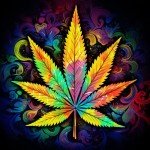 Diamond art Painting Marijuana Leaf Kit for Adults Full Drill Diamond Art Painting by Number Kits Gem Art Wall Home Decor(13.8 x13.8inch)