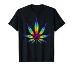 Tie Dye Cannabis Weed 420 Marijuana Leaf Lovers Men Women T-Shirt