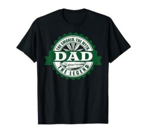 Dad Smoker Myth Legend 420 Weed Cannabis Stoner Gift T-Shirt