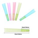 GORDON Shorty Cones Rolling Papers, Colorful Pre Rolled Cones, 53mm Mini Rolling Paper, Natural Slow Burning Preroll Cones, 50 Pack