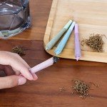 GORDON Shorty Cones Rolling Papers, Colorful Pre Rolled Cones, 53mm Mini Rolling Paper, Natural Slow Burning Preroll Cones, 50 Pack